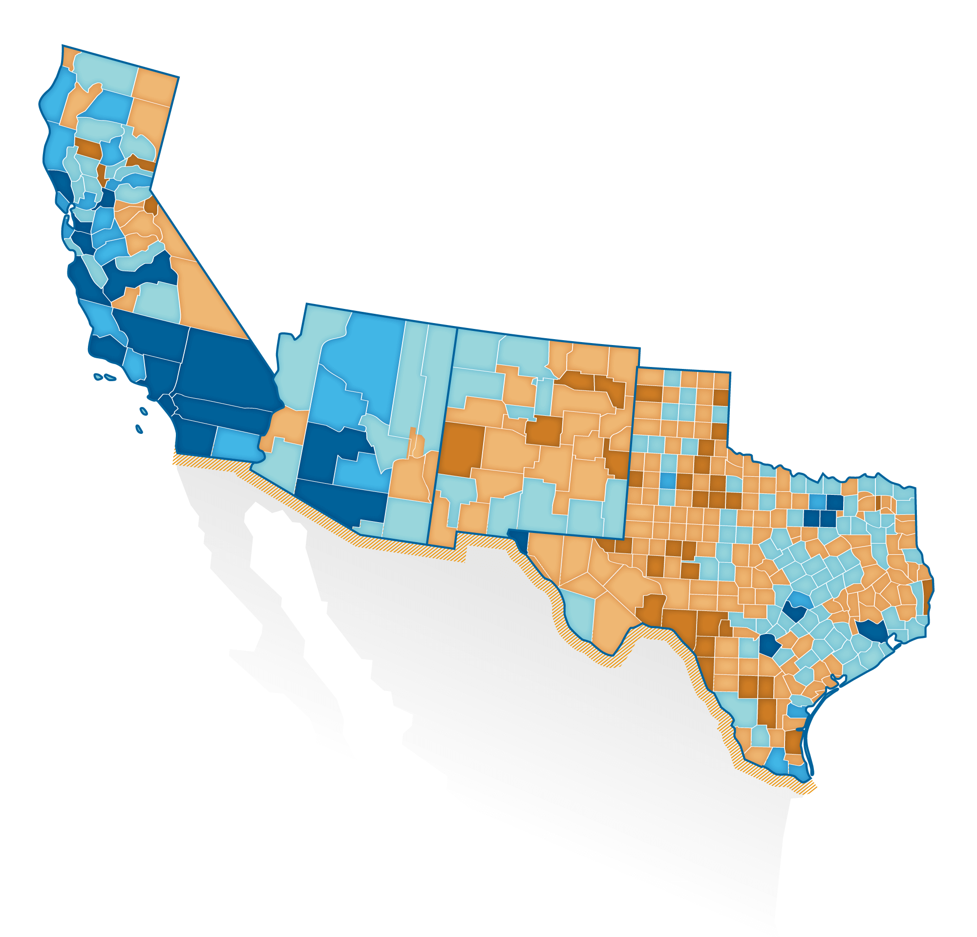 News outlets map